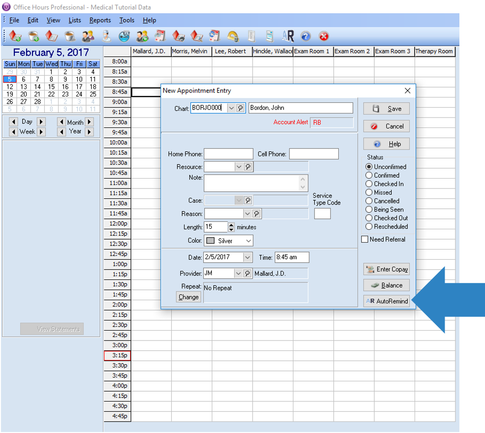 Medisoft V21 AutoRemind Patient Reminder